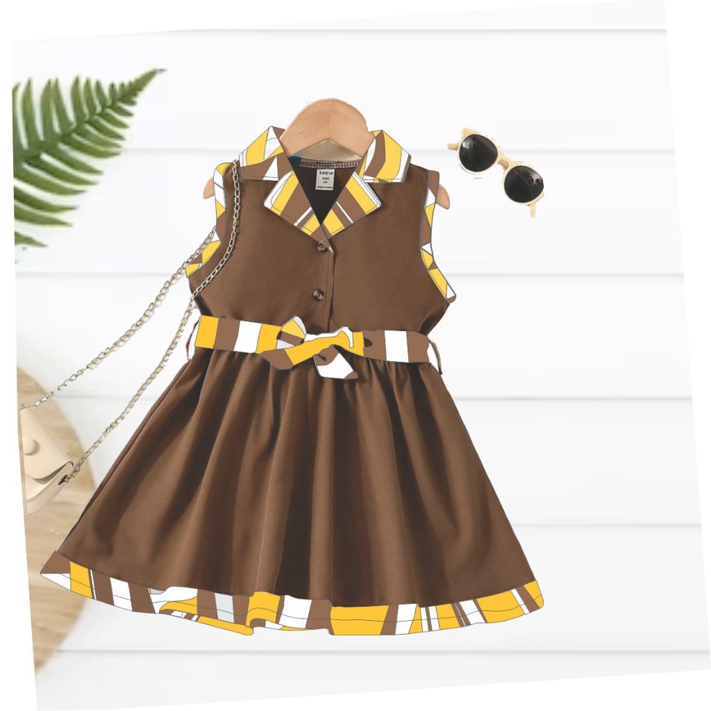 Dress Anak Perempuan 3 4 Tahun 2 5 6 Cewek Umur 9 12 Thn 1 7 8  Baju Pesta Anak Terbaru 2023 Mewah L