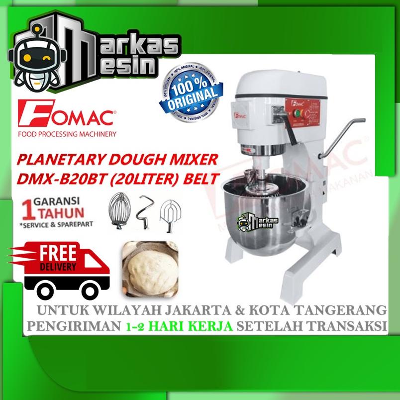 TER-UPDATE PLANETARY MIXER 20 LITER BELT MODEL MIXER ROTI DMX-B20BT FOMAC #ORIGINAL