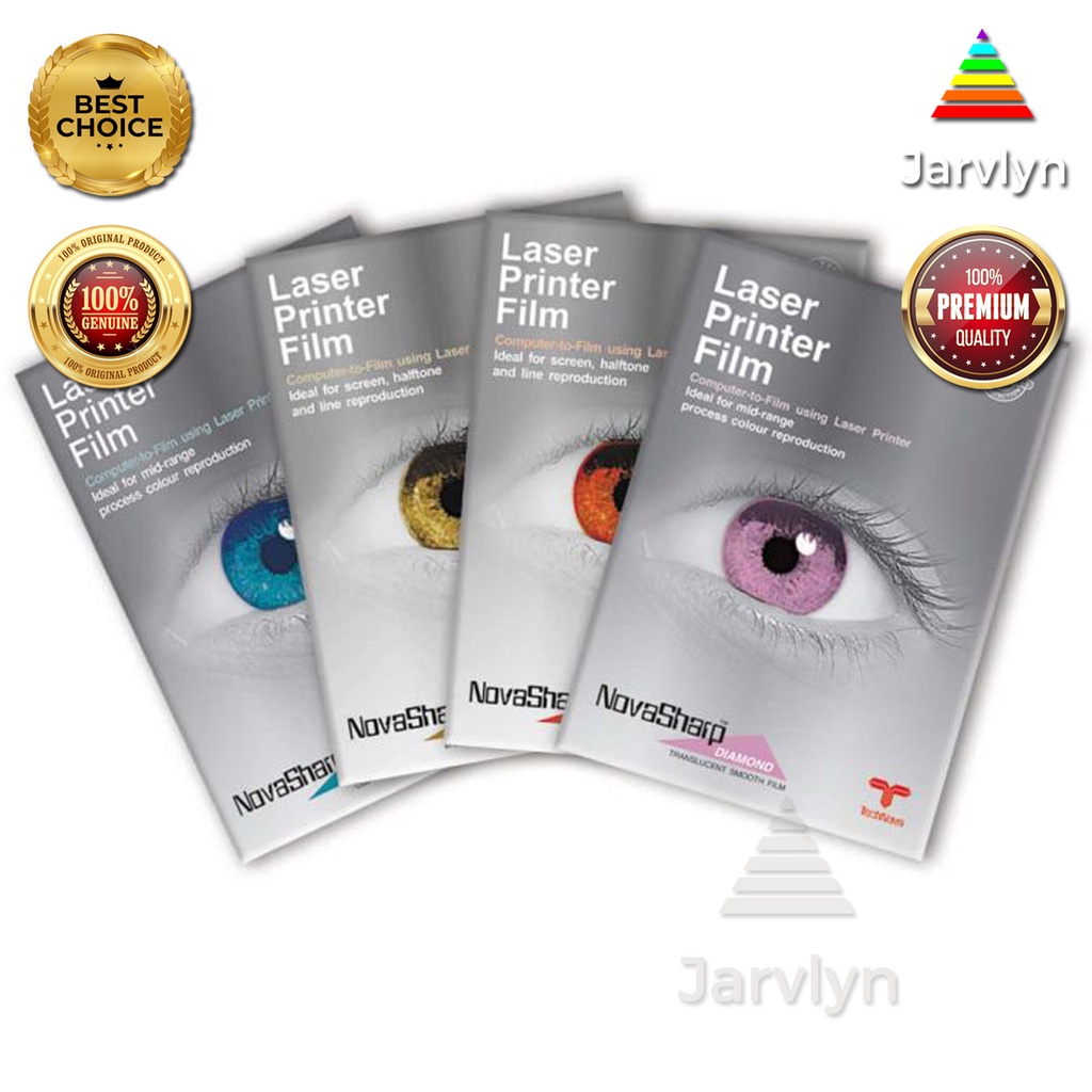 

NOVASHARP PEARL A4 100 CRON ECERAN BRIGHT WHITE DOUBLE MATTE FILM MERK TECHNOVA DOUBLE SIDE MATT