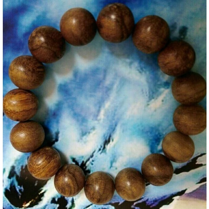 

hanya disini] Gelang Kayu GAHARU AGARWOOD Meraoke Ukuran 14mm