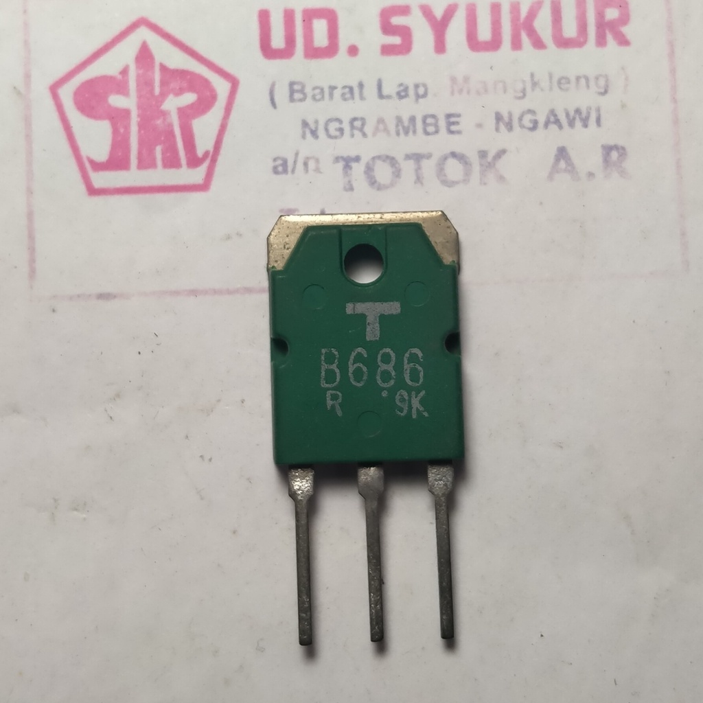 Transistor B686 B 686 Ori Toshiba Hijau