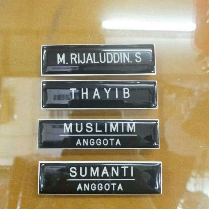 

\\\\\] Name Tag PDH / Papan Nama Dada PNS Grafir