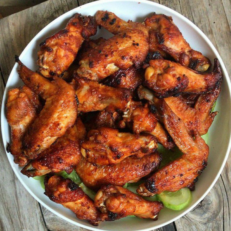 

spicy chicken wings siap masak homemade