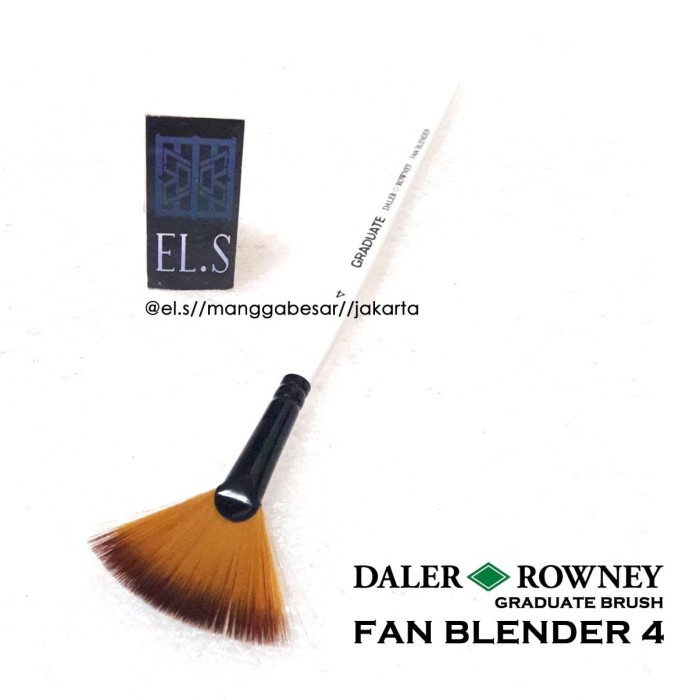 

Daler Rowney Graduate Brush Fan Blender 4 (Kuas Lukis)