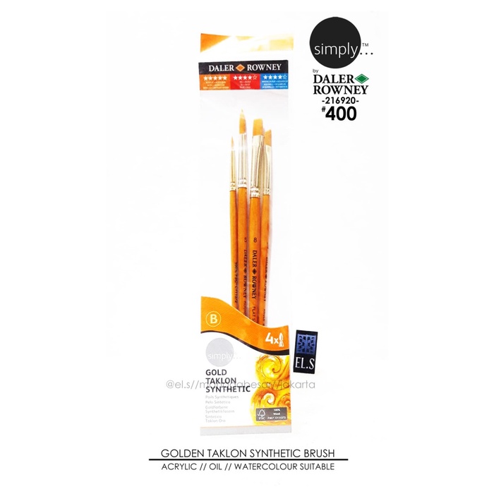 

Daler Rowney Simply Brush Set 400