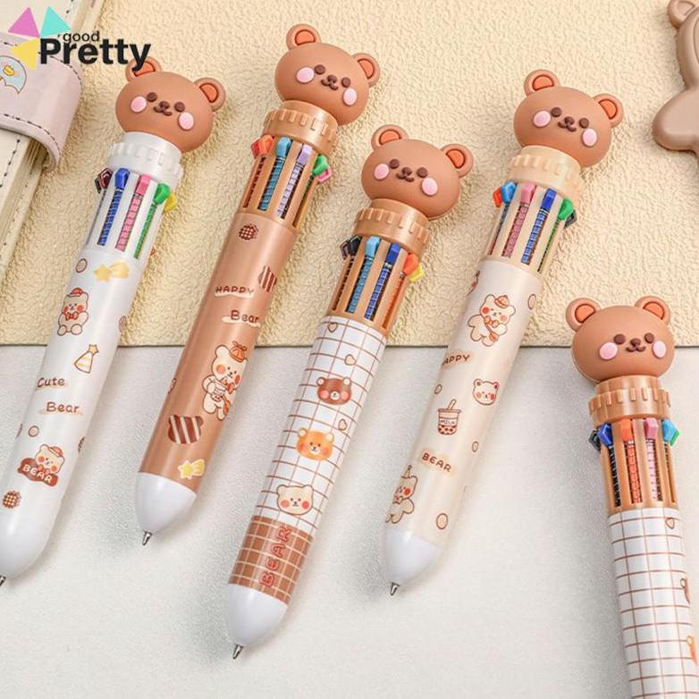 

Terbatas 10 Warna Beruang Lucu Beruang Alat Tulis Kantor Pena Siswa - Pd Nyp