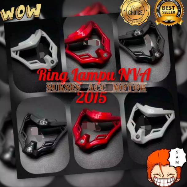[✧R65&] Cover Lampu Vixion 2015 & 2016 / List Lampu Depan Vixion NVA / Cover Lampu Depan Vixion 2015