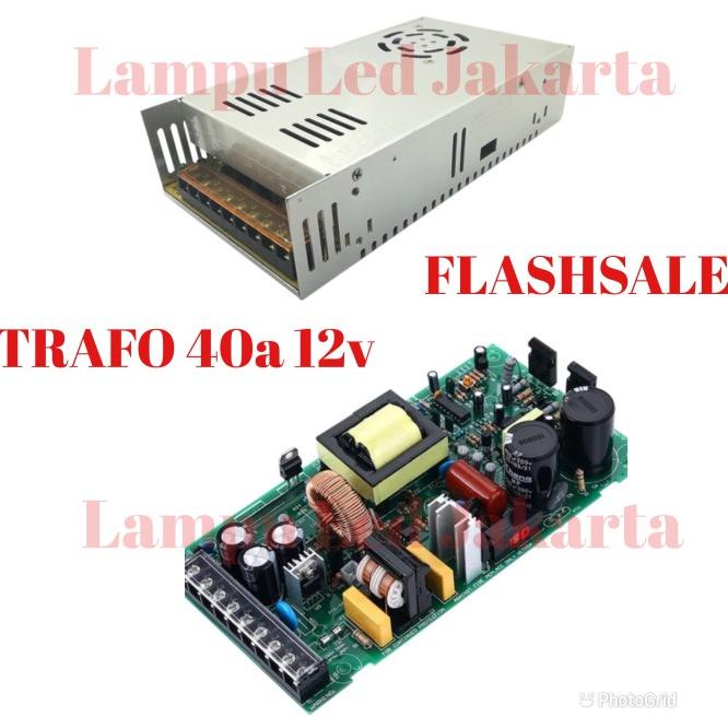 Baru!! Trafo 40a 12v 480watt. Powersupply 40a 12v 480w. trafo travo cctv 40A Top 872