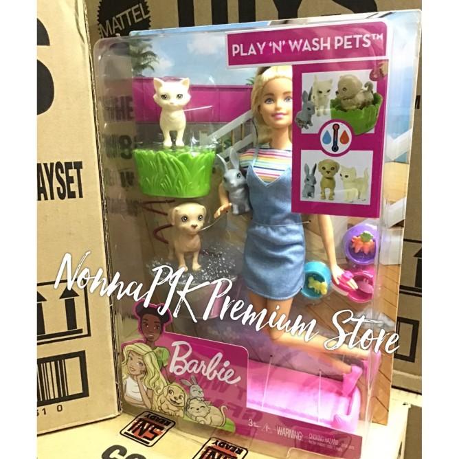 Mattel Barbie Doll & Pets Set (30Cm)