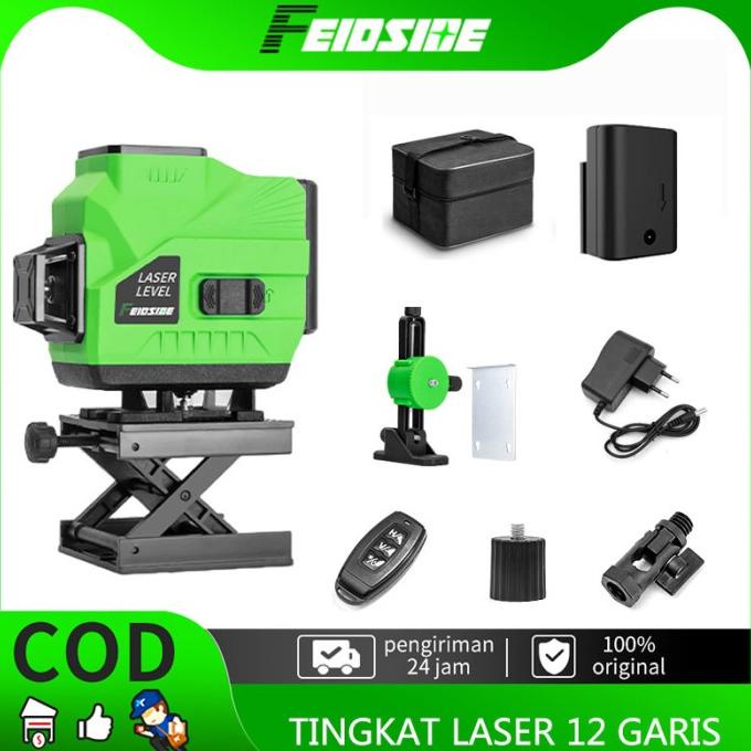 Laser Level 12 Lines Laser Level green line SelfLeveling