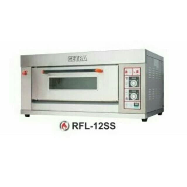 Gas Baking Oven Getra Rfl-12Ss 1Deck 2Loyang/ Oven Roti