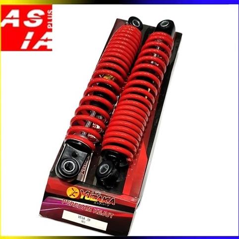 Shock Belakang Yuzaka Racing Z6P Variasi Sepeda Motor Vega Zr Merah