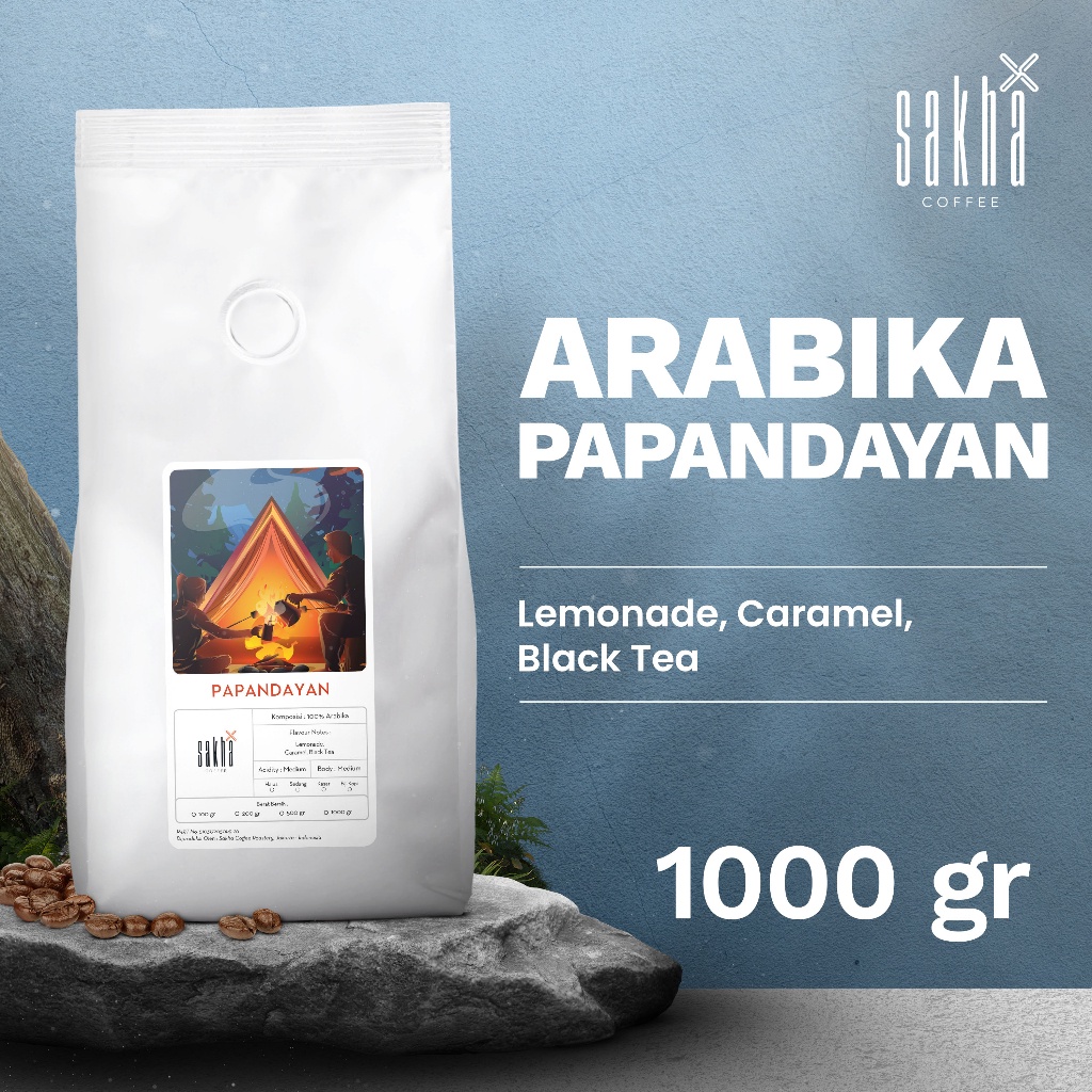 

Kopi Arabika Papandayan Arabica Coffee Roast Beans Coffe Roastery 1Kg Biji bubuk