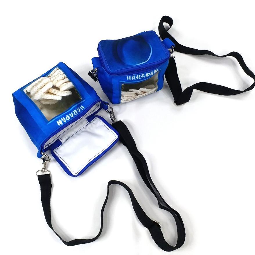 [ BRS ] Tas Bahu Mini Selempang Kecil Kaleng Kerupuk Harapan Biru Imut Viral hadiah kado unik sunmor