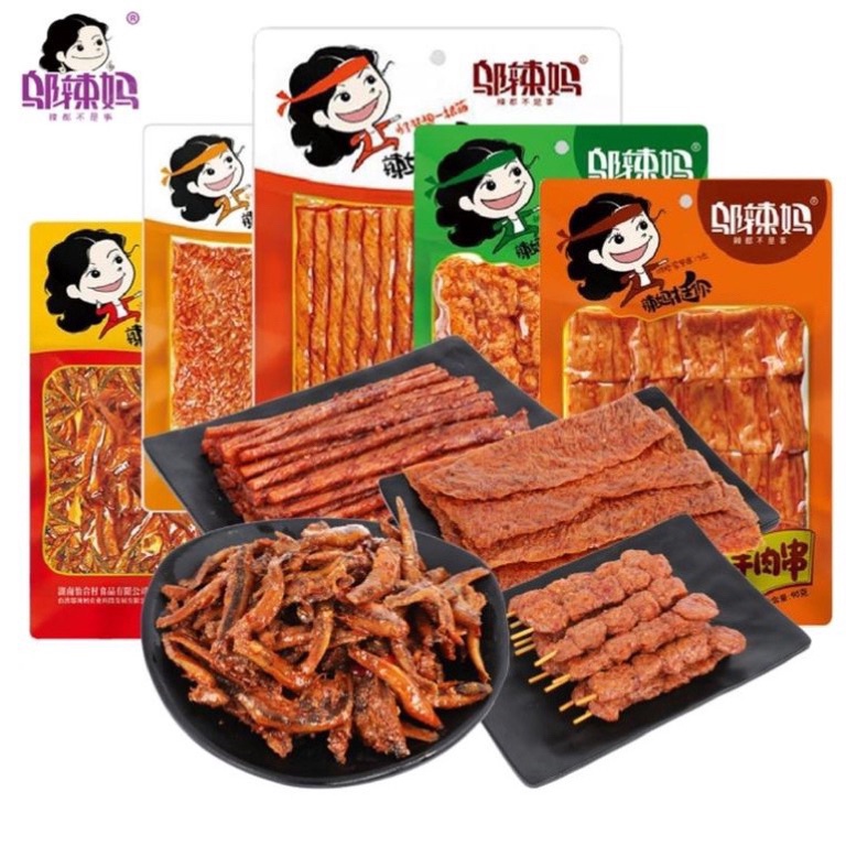 

12.12 ✨SALE✨ (HALAL) 邬辣妈 酒鬼豆筋 香辣味 辣条 Wulama Latiao Spicy Tofu buruan