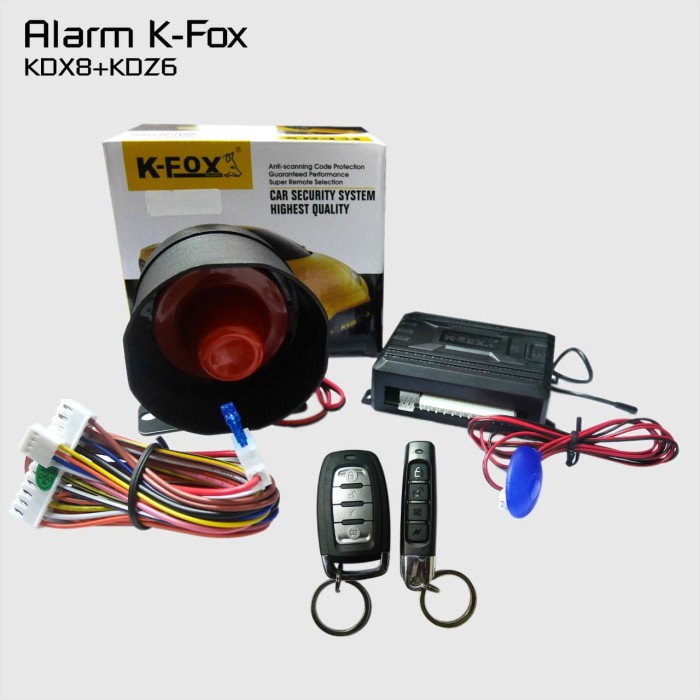 ALARM MOBIL K-FOX - UNIVERSAL - CAR SECURITY SYSTEMS best deal