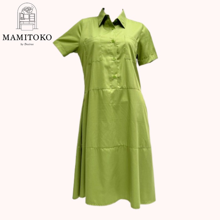 Relisa05-Dress Coton By Mamitoko/Dress Cotton/Dress Shirt/Dress Kemeja