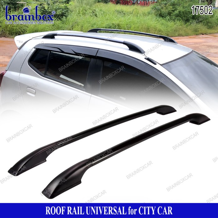 Bherby Roof Rail Universal City Car Agya Ayla Brio Sporty Roofrail