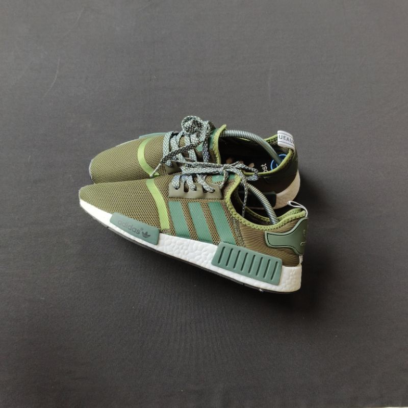 SEPATU PRIA ADIDAS NMD NAVY GREEN ORIGINAL