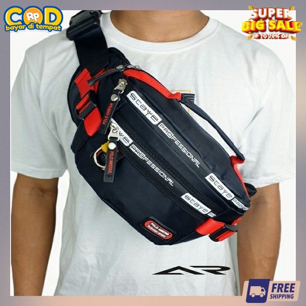 Jangan Ketinggalan Order.. Tas Selempang Pria Terbaru 2024 Dewasa Import Simple Sling Bag Pria Distr