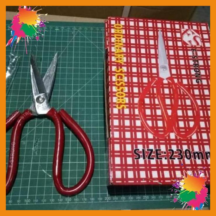 

GUNTING KODOK FS 230 MERAH / GUNTING POTONG KAIN / GUNTING SERBAGUNA [PKV]