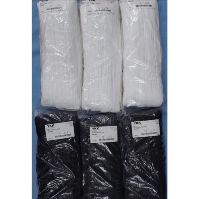Terlaris Resleting Roll Ykk Putih No 3