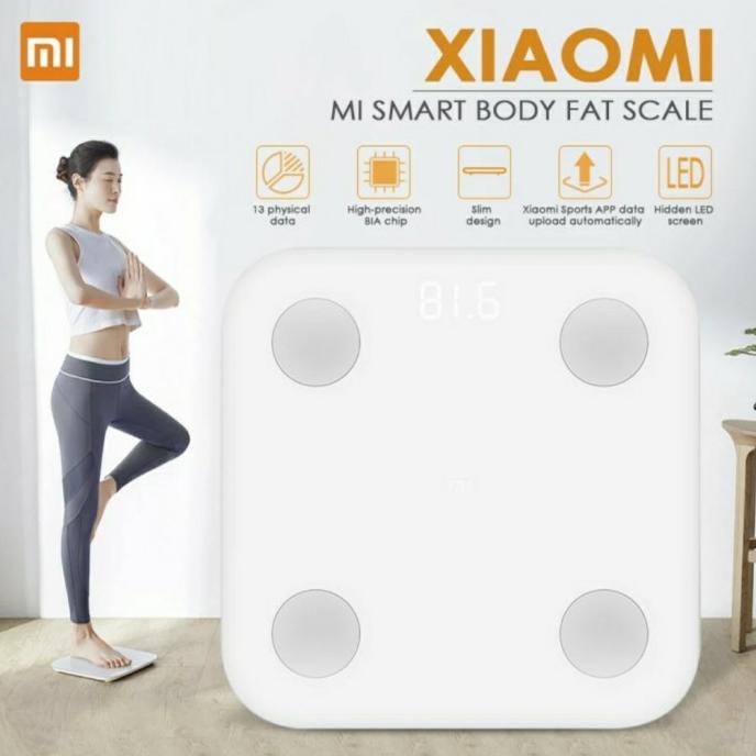 XIAOMI MI SMART BODY FAT SCALE 2 PRO TIMBANGAN BADAN 13 DATA FUL VERSI