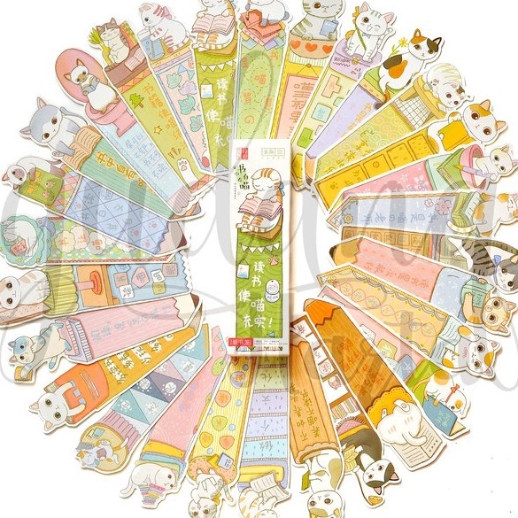 

Buruan pesan Pembatas Buku Kucing Lucu Unik Cat Isi 30 Lembar Bookmarks Bookmark GH 308101