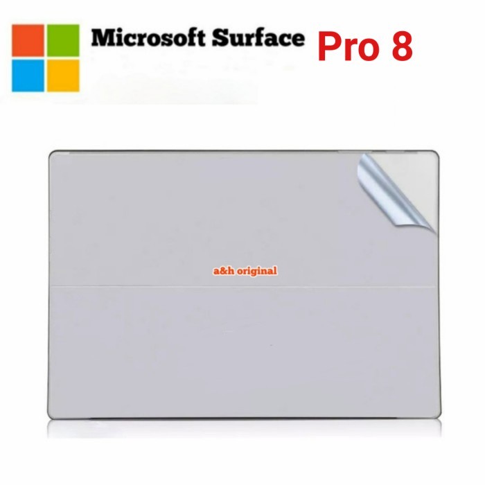 Terlaris Premium Skin Protector - Microsoft Surface Pro 9 Silver Matte