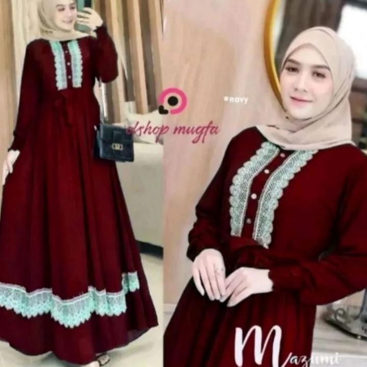 ✨SHOPEE MALL✨ GAMIS MAJUMI MEWAH PREMIUM JUMBO TERBARU murah