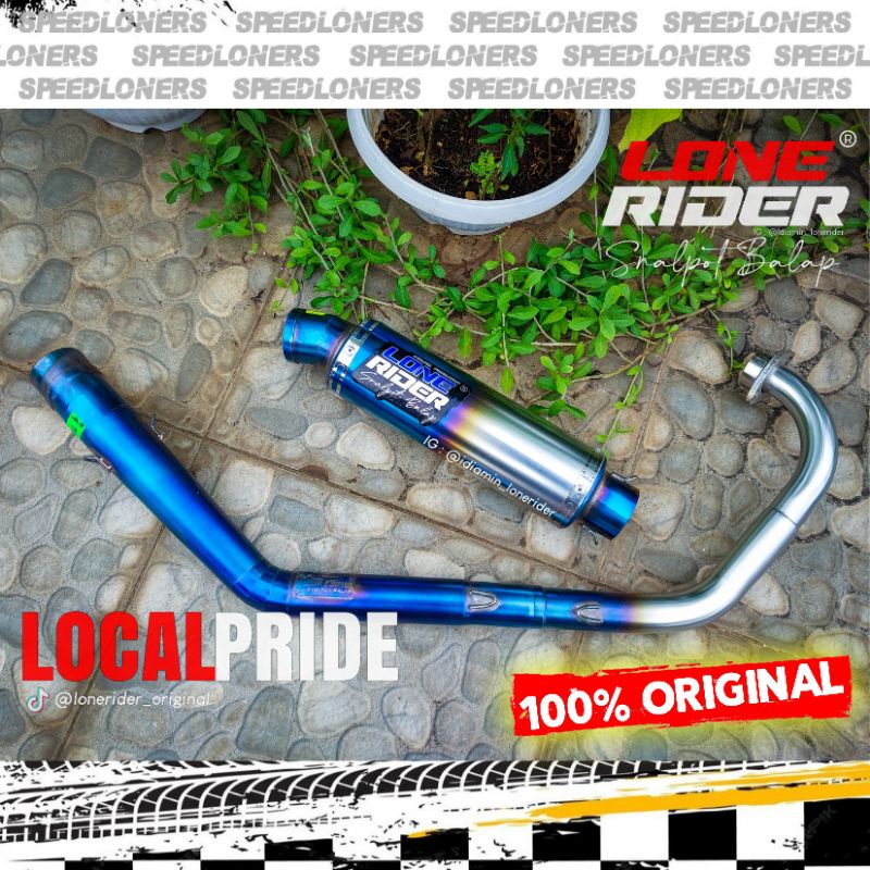 Knalpot LR Lone Rider Original SATRIA F - Super SRR Sanblast - SATRIA FU 150
