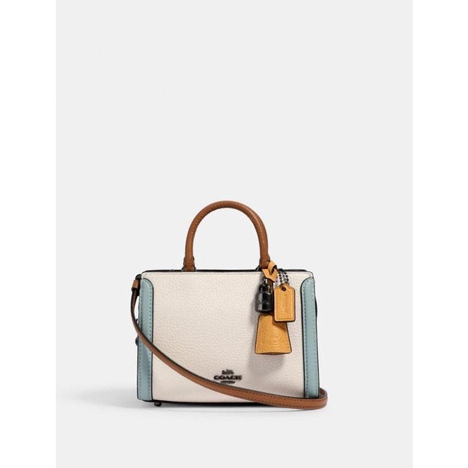 COACH MICRO ZOE CROSSBODY IN COLOR BLOACK