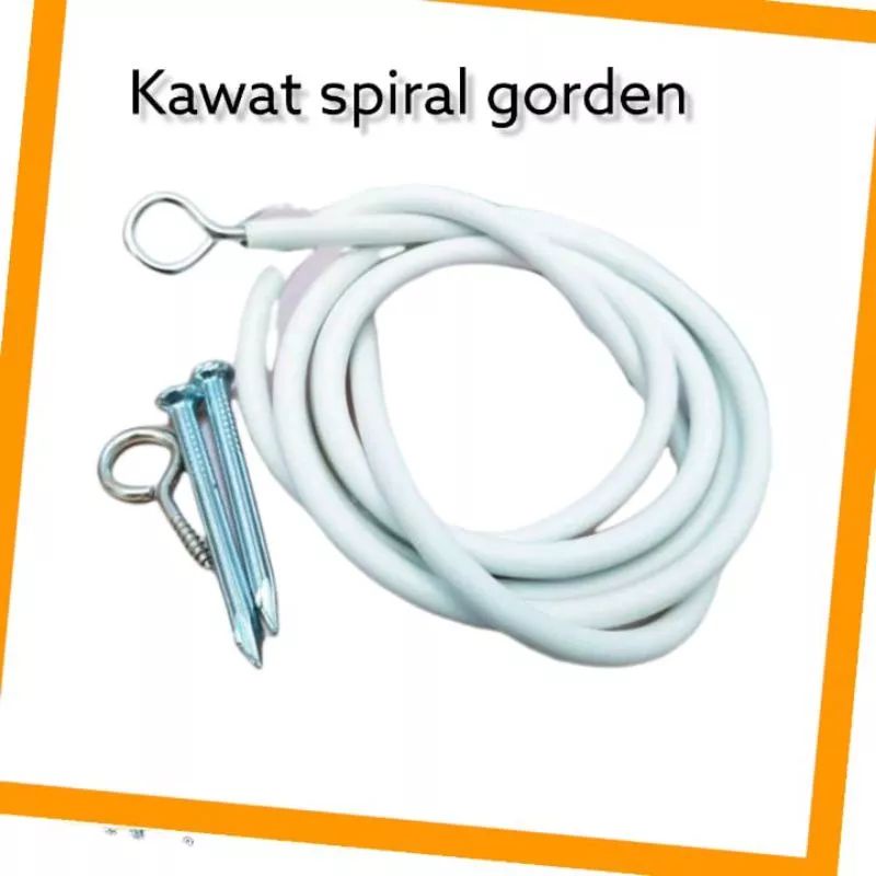 Tali kawat spiral bahan baja