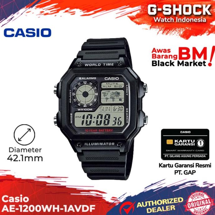 Casio General AE-1200WH-1AVDF AE-1200WH AE-1200 AE1200WH AE 1200WH