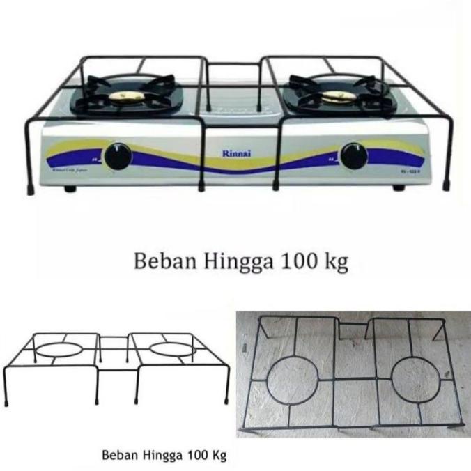 #@#@#@#@] Tungku Besi Kompor 2 Tungku/ Dudukan kompor gas