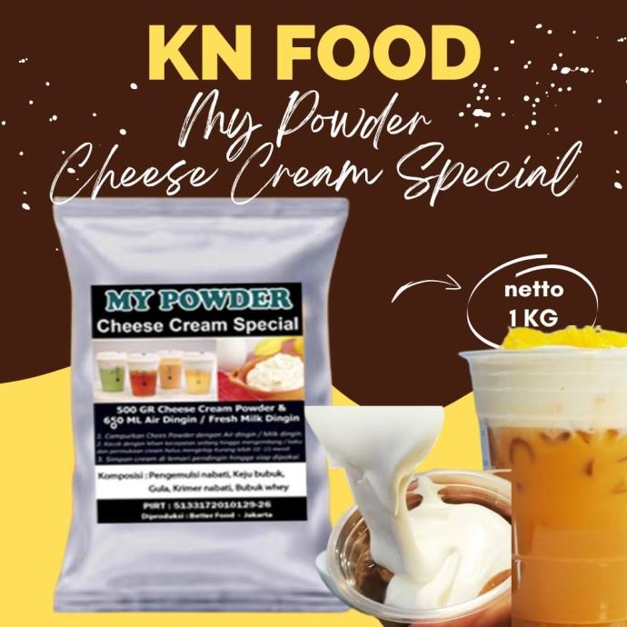 

Bubuk Cream Cheese Tea - Topping Cheese Tea SPECIAL 1000 Gram