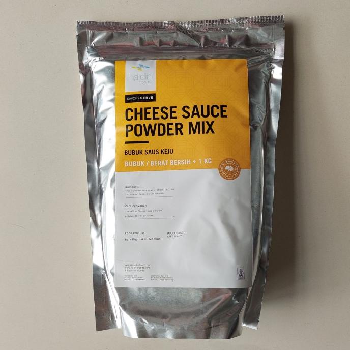 

Cheese Sauce Powder Mix / Bubuk Saus Keju 1kg Haldin
