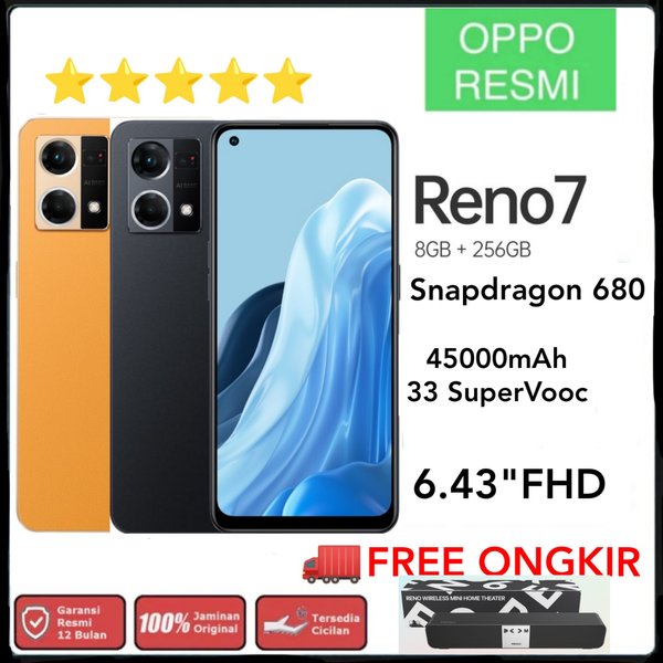 OPPO RENO 7 4G 8GB 256GB GARANSI RESMI