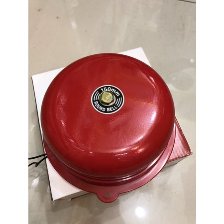 ORDER SEKARANG! Round Bell Bel Kring Bel Sekolah 150mm Fire Alarm
