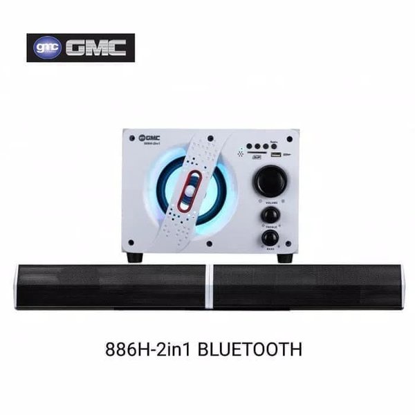 TERMURAH Terlaris Speaker GMC 886H 2in1 Bluetooth Speaker Multimedia
