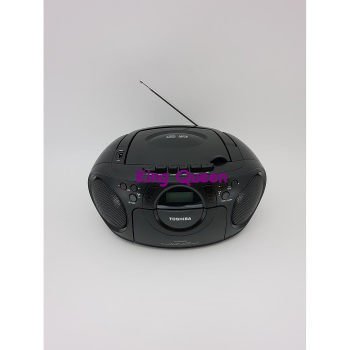Mini Compo Cd Player Tape Kaset Toshiba Ty-Cku310K Black Asli