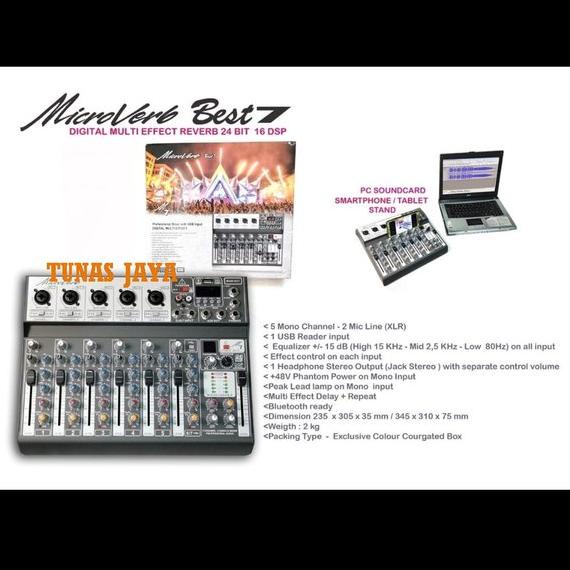 BEBAS ONGKIR MIXER AUDIO MICROVERB BEST7 MICROVERB BEST 7 EFFECT DSP BEST7M7