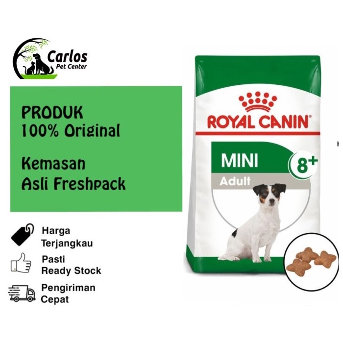 {PetShop} Royal Canin Mini Adult 8 / Senior Dog 2kg -  Price Diskon