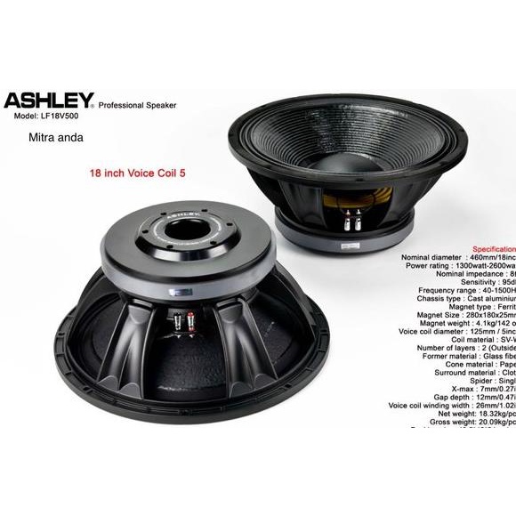 Speaker ashley LF18V500
