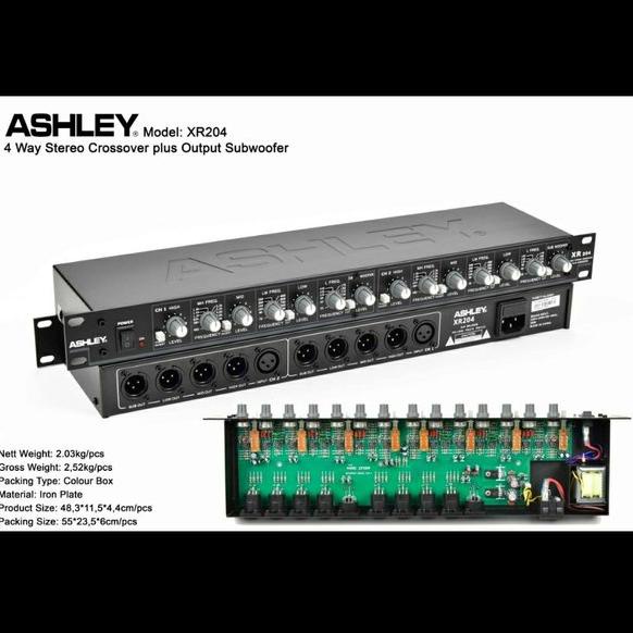 Crossover Ashley XR204  4 Way  XR 204 ORIGINAL