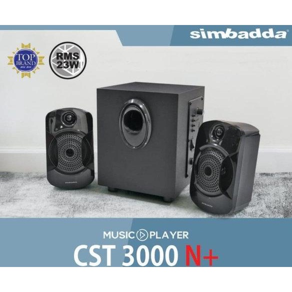 Speaker Simbadda Salon Multimedia Aktif USB Radio Bluetooth Original