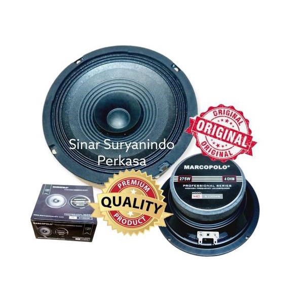 GARANSI speaker 6 inch fullrange marcopolo professional series mc6100hw original