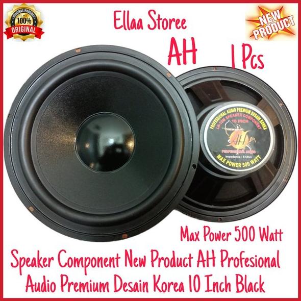 HARGA DISKON SPEAKER COMPONENT AH 10 INCH WOOFER MAGENT BESAR 500 WATT 8 OHM