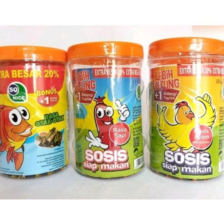 

NCZZ0536 SOSIS SO NICE SIAP MAKAN TOPLES isi 25Pcs