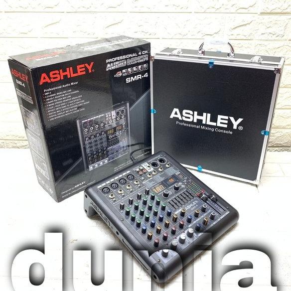 BEBAS ONGKIR Mixer Ashley SMR 4 Original 4 Channel Bluetooth  dunia sound